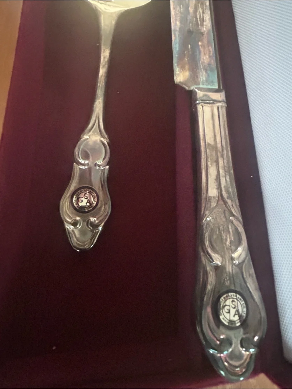 Godinger Silver Treasures Ornate Silver-Plated Two-Piece Serving Set